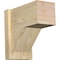 Ekena Millwork Traditional Block Rough Sawn Outlooker, Douglas Fir, 8"W x 14"D x 14"H OUT08X14X14TRA05RDF - alternate 1